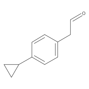 2-(4-Cyclopropylphenyl)acetaldehyde Structure
