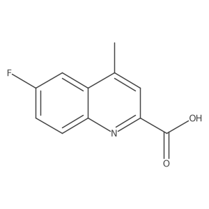 6-Fluoro-4-methylquinoline-2-carboxylic acid Structure