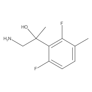 1-Amino-2-(2,6-difluoro-3-methylphenyl)propan-2-ol Structure