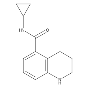 N-Cyclopropyl-1,2,3,4-tetrahydroquinoline-5-carboxamide Structure