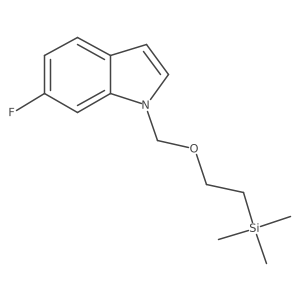 6-Fluoro-1-((2-(trimethylsilyl)ethoxy)methyl)-1H-indole Structure