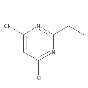 4,6-Dichloro-2-prop-1-en-2-ylpyrimidine Structure