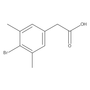 2-(4-Bromo-3,5-dimethylphenyl)acetic acid Structure