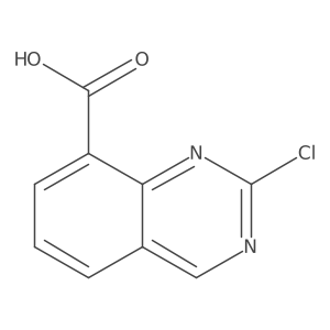 2-Chloro-8-quinazolinecarboxylic Acid Structure