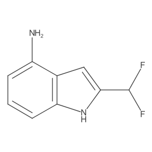 2-(Difluoromethyl)-1H-indol-4-amine结构式