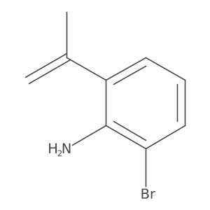 2-Bromo-6-(prop-1-en-2-yl)aniline Structure