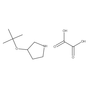 (3S)-3-(tert-butoxy)pyrrolidine; oxalic acid Structure