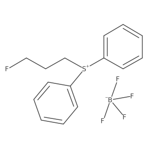 (3-Fluoropropyl)diphenylsulfonium Tetrafluoroborate结构式