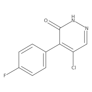 5-Chloro-4-(4-fluorophenyl)pyridazin-3(2H)-one结构式