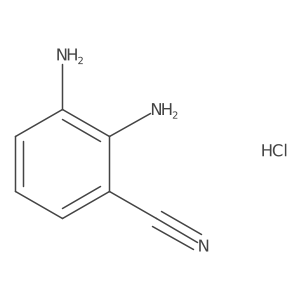 2,3-Diaminobenzonitrile hydrochloride结构式