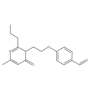 4-[2-[4-Methyl-2-propyl-6-oxo 1,6-dihydro-1-pyrimidinyl]ethoxy]benzaldehyde结构式