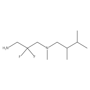 (3-Amino-2,2-difluoropropyl)(2,3-dimethylbutyl)methylamine Structure