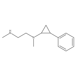 rel-N1,N2-Dimethyl-N1-((1R,2S)-2-phenylcyclopropyl)ethane-1,2-diamine Structure