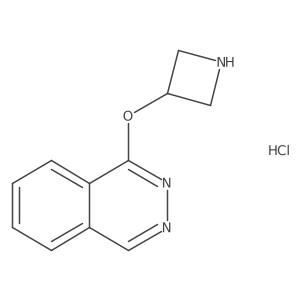 1-(Azetidin-3-yloxy)phthalazine hydrochloride结构式