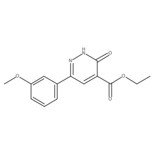 Ethyl 6-(3-methoxyphenyl)-3-oxo-2,3-dihydropyridazine-4-carboxylate Structure