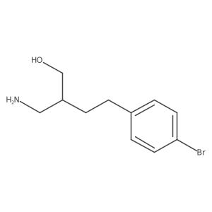 2-(Aminomethyl)-4-(4-bromophenyl)butan-1-ol Structure