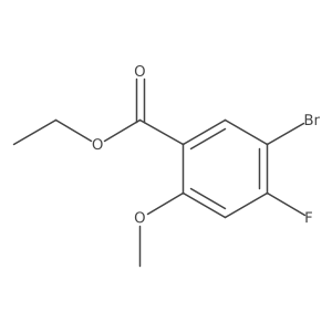 Ethyl 5-bromo-4-fluoro-2-methoxybenzoate Structure