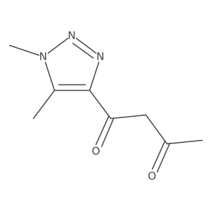 1-(dimethyl-1H-1,2,3-triazol-4-yl)butane-1,3-dione Structure