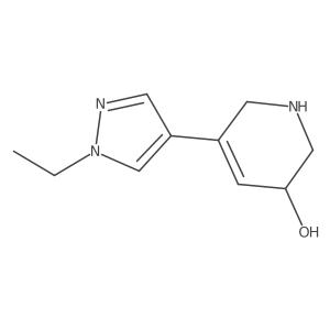 5-(1-ethyl-1H-pyrazol-4-yl)-1,2,3,6-tetrahydropyridin-3-ol Structure