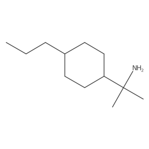 2-(4-Propylcyclohexyl)propan-2-amine Structure