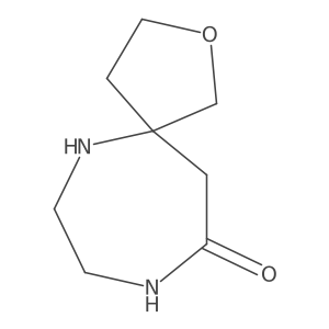 2-Oxa-6,9-diazaspiro[4.6]undecan-10-one Structure
