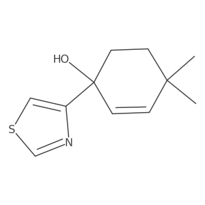 4,4-Dimethyl-1-(1,3-thiazol-4-yl)cyclohex-2-en-1-ol Structure