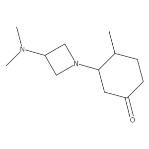 3-[3-(Dimethylamino)azetidin-1-yl]-4-methylcyclohexan-1-one结构式