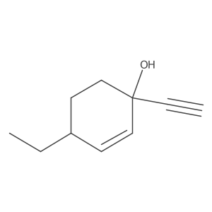 4-Ethyl-1-ethynylcyclohex-2-en-1-ol Structure