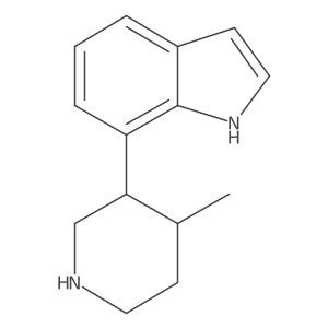 7-(4-methylpiperidin-3-yl)-1H-indole结构式