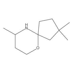 2,2,9-Trimethyl-6-oxa-10-azaspiro[4.5]decane Structure