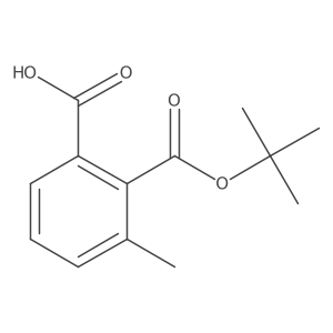 2-[(Tert-butoxy)carbonyl]-3-methylbenzoic acid结构式