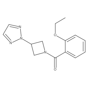(3-(2H-1,2,3-triazol-2-yl)azetidin-1-yl)(2-ethoxyphenyl)methanone Structure