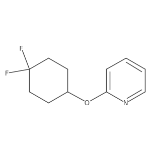 2-[(4,4-Difluorocyclohexyl)oxy]pyridine结构式