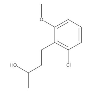 (2R)-4-(2-chloro-6-methoxyphenyl)butan-2-ol结构式