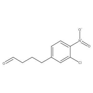 4-(3-Chloro-4-nitrophenyl)butanal Structure
