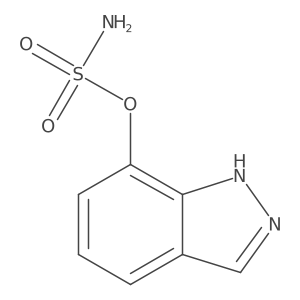 1H-indazol-7-yl sulfamate结构式