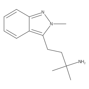 2-methyl-4-(2-methyl-2H-indazol-3-yl)butan-2-amine Structure