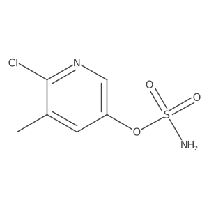 6-Chloro-5-methylpyridin-3-yl sulfamate Structure
