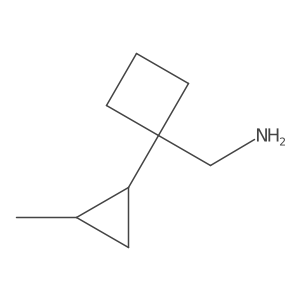 [1-(2-Methylcyclopropyl)cyclobutyl]methanamine结构式