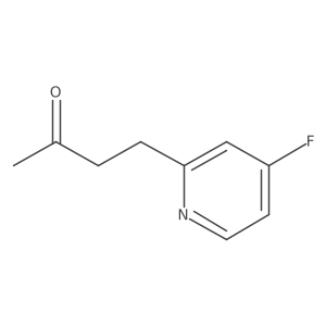 4-(4-Fluoropyridin-2-yl)butan-2-one结构式