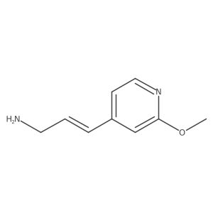 3-(2-Methoxypyridin-4-yl)prop-2-en-1-amine Structure