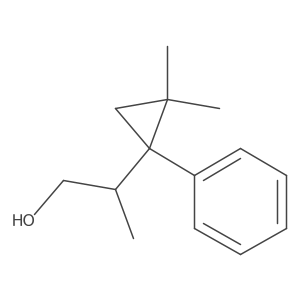 2-(2,2-Dimethyl-1-phenylcyclopropyl)propan-1-ol Structure