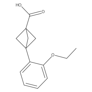 3-(2-Ethoxyphenyl)bicyclo[1.1.1]pentane-1-carboxylic acid Structure