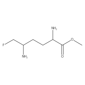 Methyl 2,5-diamino-6-fluorohexanoate结构式