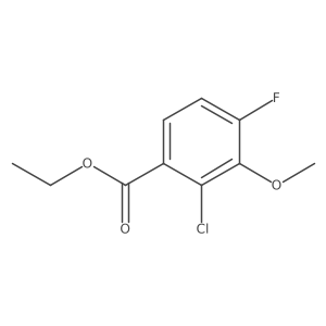 Ethyl 2-chloro-4-fluoro-3-methoxybenzoate Structure