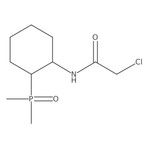 2-Chloro-N-(2-dimethylphosphorylcyclohexyl)acetamide结构式