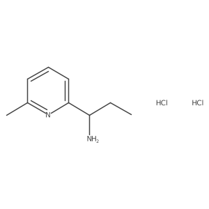 1-(6-methyl-2-pyridyl)propan-1-amine;dihydrochloride Structure