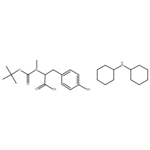 D-Tyrosine,N-[(1,1-dimethylethoxy)carbonyl]-N-methyl-结构式