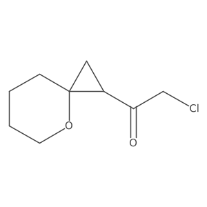 2-Chloro-1-(4-oxaspiro[2.5]octan-1-yl)ethan-1-one Structure