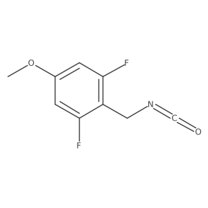 1,3-Difluoro-2-(isocyanatomethyl)-5-methoxybenzene结构式